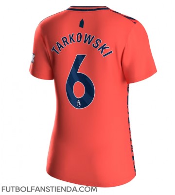 Everton James Tarkowski #6 Segunda Equipación Mujer 2023-24 Manga Corta